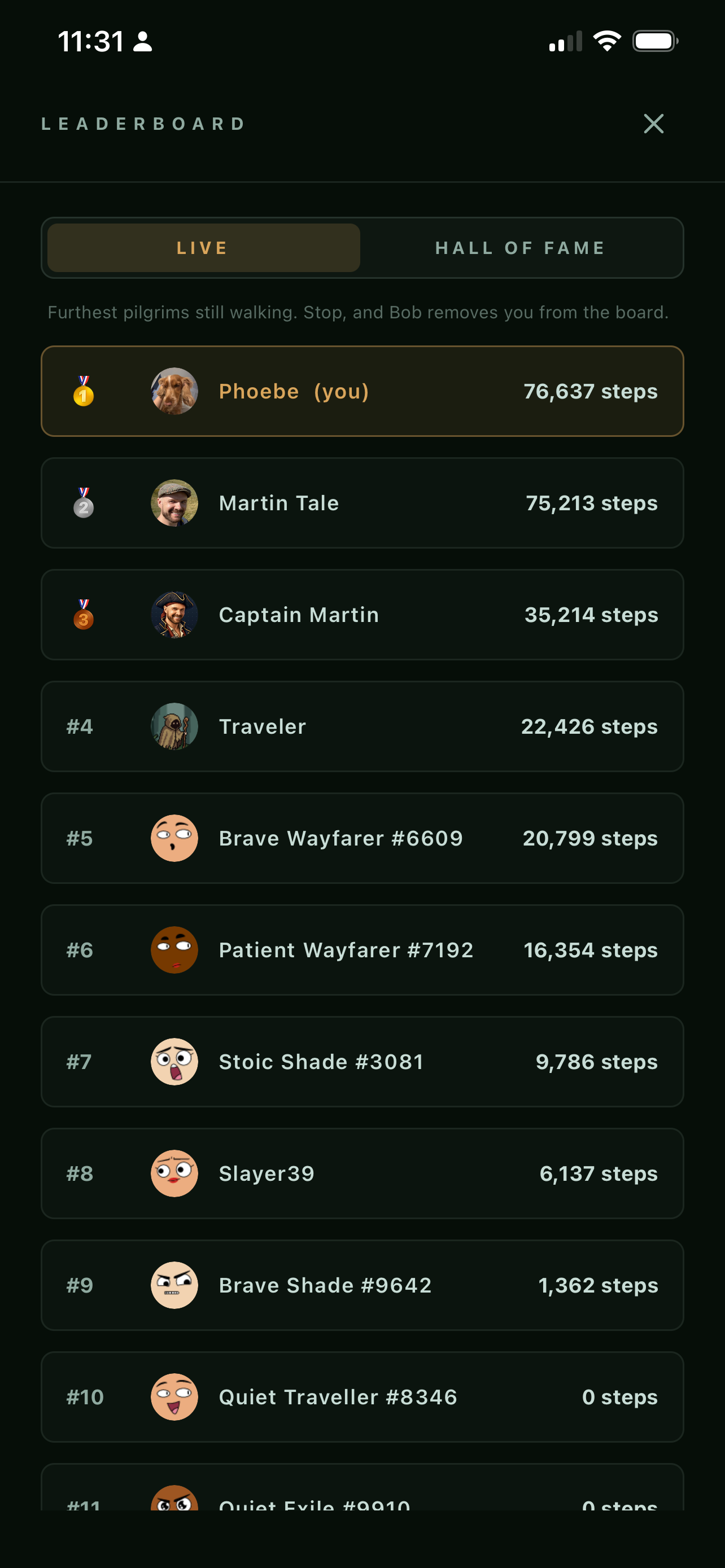 Leaderboard